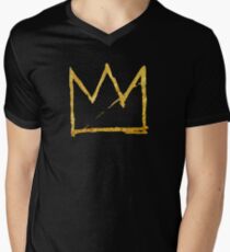 crown of basquiat Men's V-Neck T-Shirt