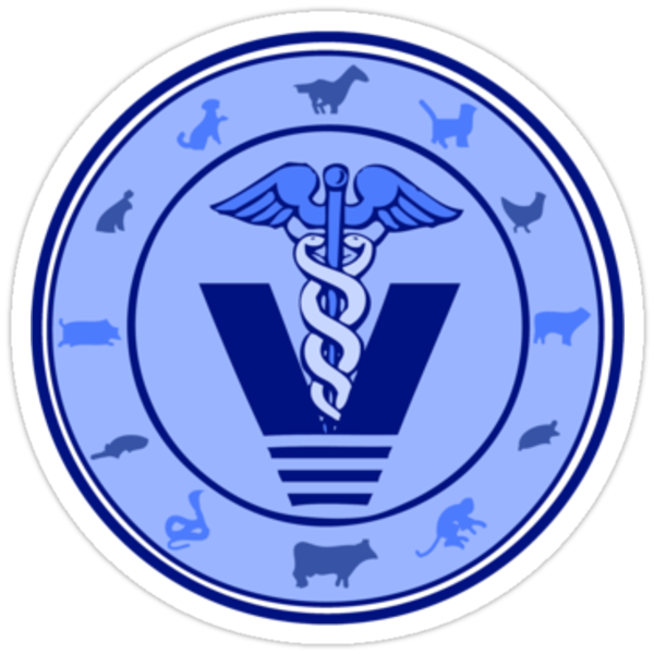 "veterinary logo 3" Stickers by SofiaYoushi | Redbubble