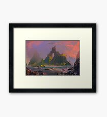 Halo Island Framed Print