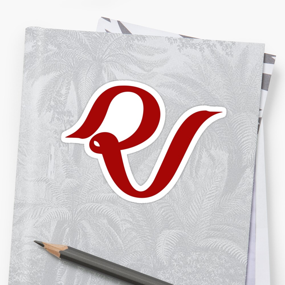 red velvet official logo 2018 lightstick red sticker by