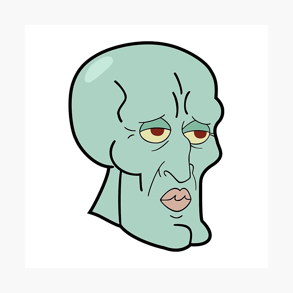 How To Draw Handsome Squidward Step By Step