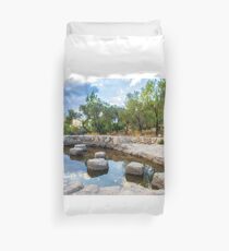 Ayalon Canada park background Duvet Cover