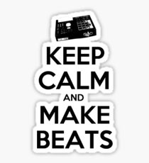 Keep Calm, Make Beats Sticker