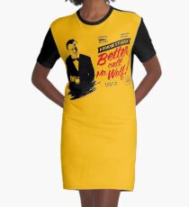 Better Call Mr. Wolf Graphic T-Shirt Dress