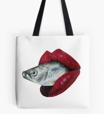 Fishy Lips Tote Bag