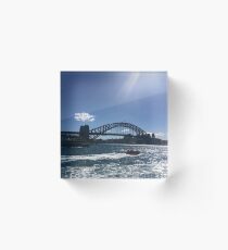 Sydney Harbour Bridge, Sydney, Australia Acrylic Block