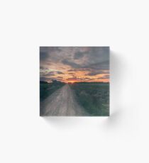 Path to the Sunset Acrylic Block