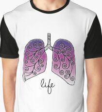 Life in lungs Graphic T-Shirt