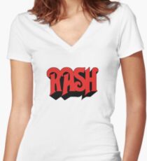 Rash Rush Women's Fitted V-Neck T-Shirt