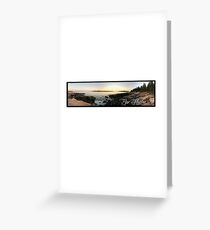 Bar Harbor, Maine sunset Greeting Card