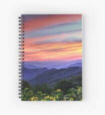 Blue Ridge Mountain Color Spiral Notebook