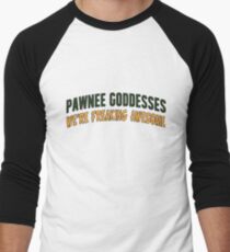 Pawnee Goddesses Men's Baseball ¾ T-Shirt