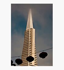 TransAmerica Pyramid Building San Francisco with Incoming Fog Photographic Print