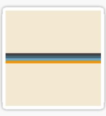 Classic Retro Stripes Sticker
