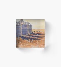Rural Field Acrylic Block