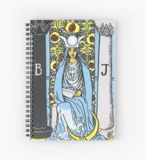 High Priestess Tarot Spiral Notebook