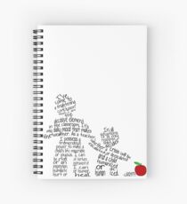 Haim Ginott - I've come to a frightening conclusion... (in black) Spiral Notebook