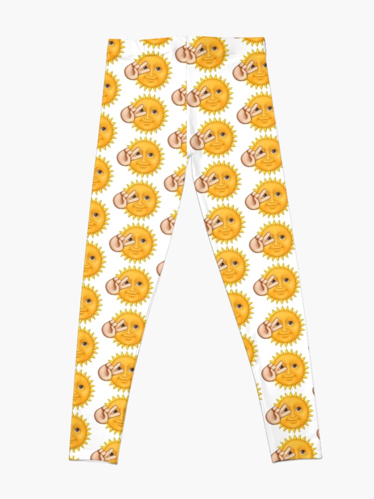 Alternate view of Sun Emoji Leggings