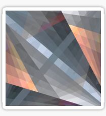Abstract Silver Pattern Sticker