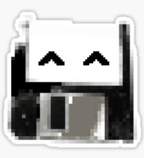 Degraded floppy smiley Sticker