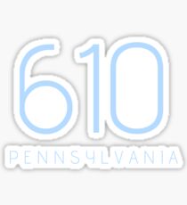PENNSYLVANIA 610 • COLUMBIA Sticker