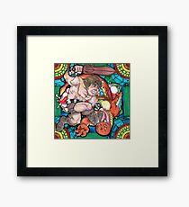 Wonderbread MOTU Man Fighting Snake Warrior Framed Print