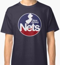 DEFUNCT - New Jersey Nets, Retro Basketball Classic T-Shirt