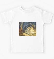 Titania and Oberon Meet - Midsummer Night's Dream - Arthur Rackham Kids T-Shirt