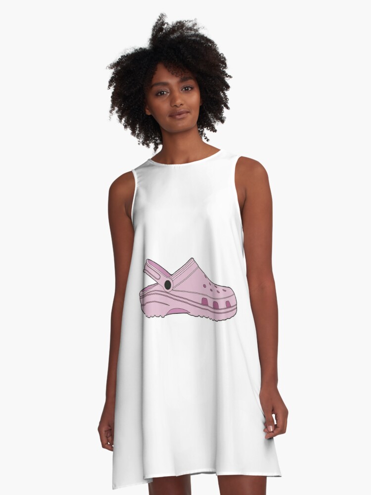 dress with crocs