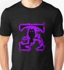 Bat halloween purple and black silhouette Unisex T-Shirt
