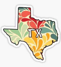 Blumen-Texas Sticker