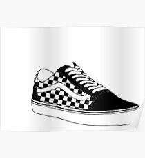 Checkered Vans Poster