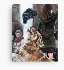 The Mary Tyler Moore Golden Retriever Canvas Print