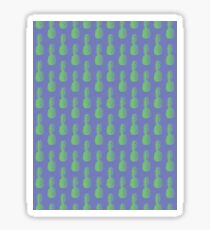 Pineapples - Purple & Green #352 Sticker
