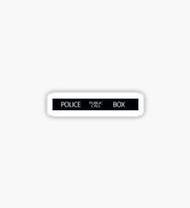 Police Box Sticker