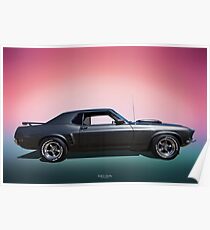 69 Mustang Poster