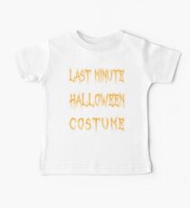 Funny Last Minute Halloween Costume Baby Tee