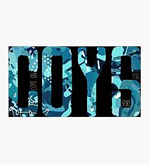 COYS * Blue Camo Edition Photographic Print
