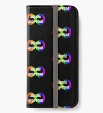 Autistic And Proud Neurodiversity Slogan iPhone Wallet/Case/Skin