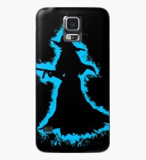Evil halloween lightblue and black silhouette Case/Skin for Samsung Galaxy