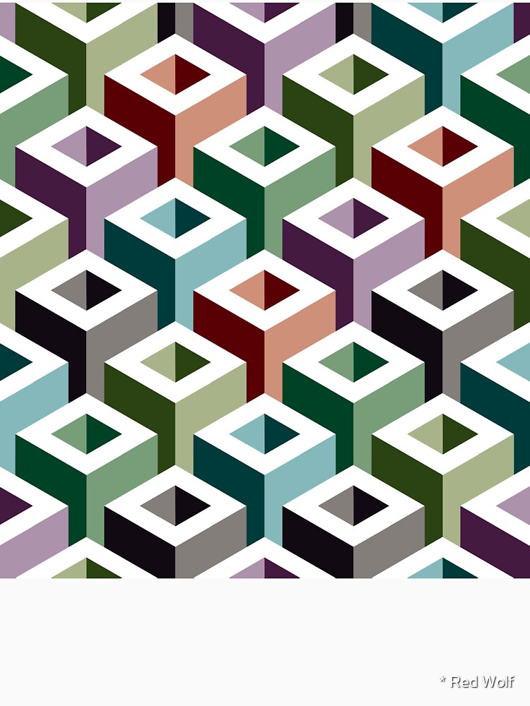 Geometric Pattern: Tube: Colours by redwolfoz