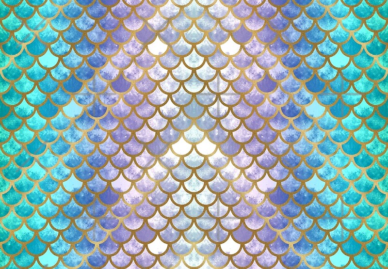 "Pretty Mermaid Scales 38" by artlovepassion Redbubble