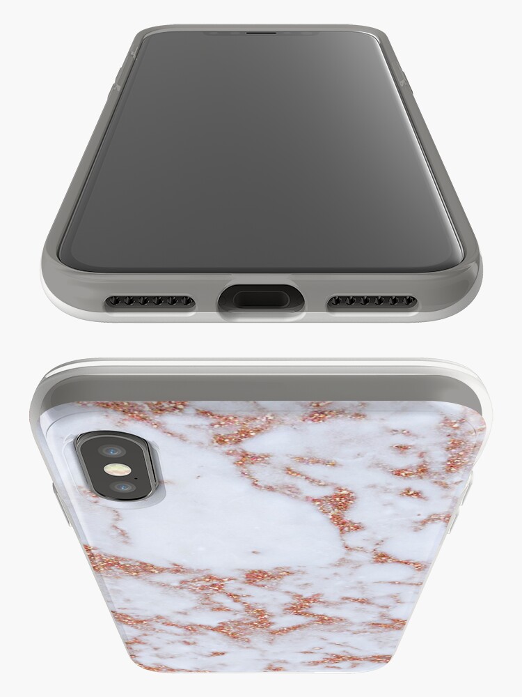 "Intense rose gold marble" iPhone Case & Cover by peggieprints Redbubble