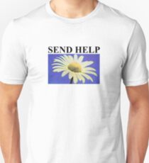 send help design black Unisex T-Shirt