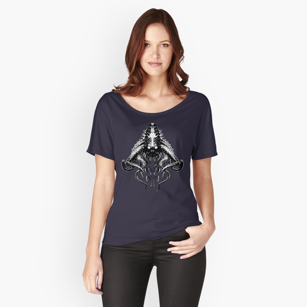 Cthulhu High Contrast Relaxed Fit T-Shirt