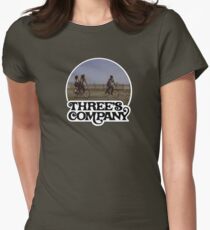 Three's Company Women's Fitted T-Shirt