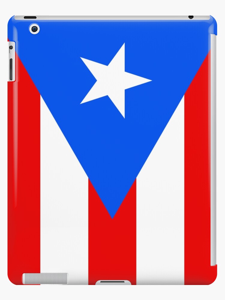 Puerto Rico Flag Vertical Ipad Case Skin By Kziegman Redbubble