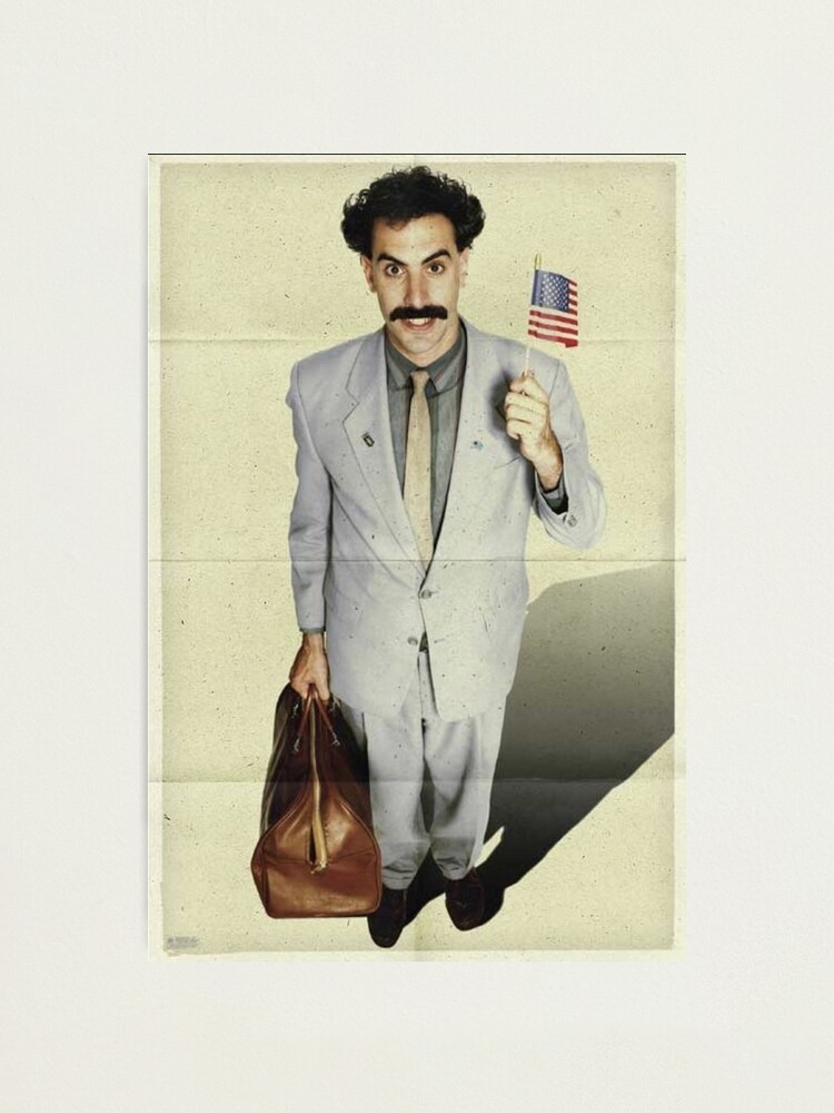 "borat, sacha baron cohen, movie poster" Photographic ...