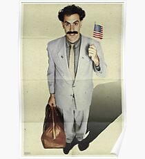borat, sacha baron cohen, movie poster Poster