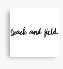 track and field. Canvas Print